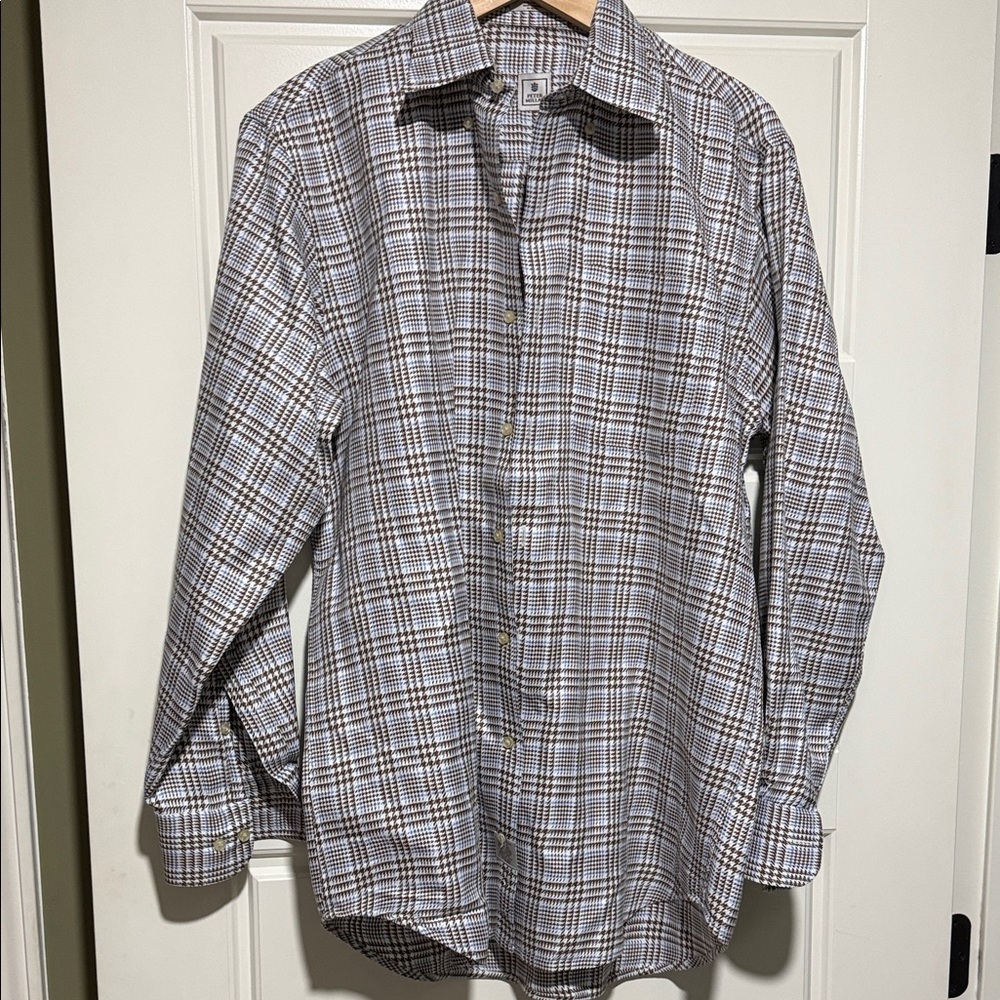 Peter Millar Multicolor Plaid Button Down Shirt